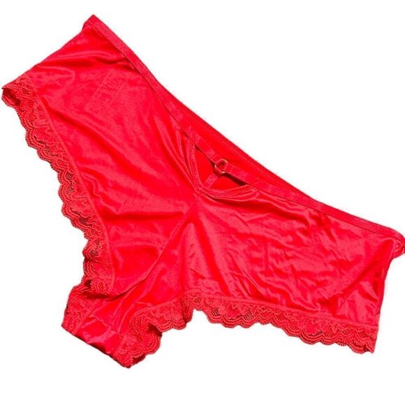 Victoria's Secret VERY SEXY
Lace-Trim Red Cheeky Panty
CUTOUT BACK LACE … - Picture 17 of 17
